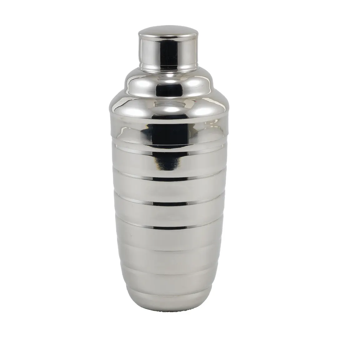 Winco BS-3B Beehive Bar Cocktail Shaker Set, 24 oz (3‑Piece) Stainless Steel, Premium Finish