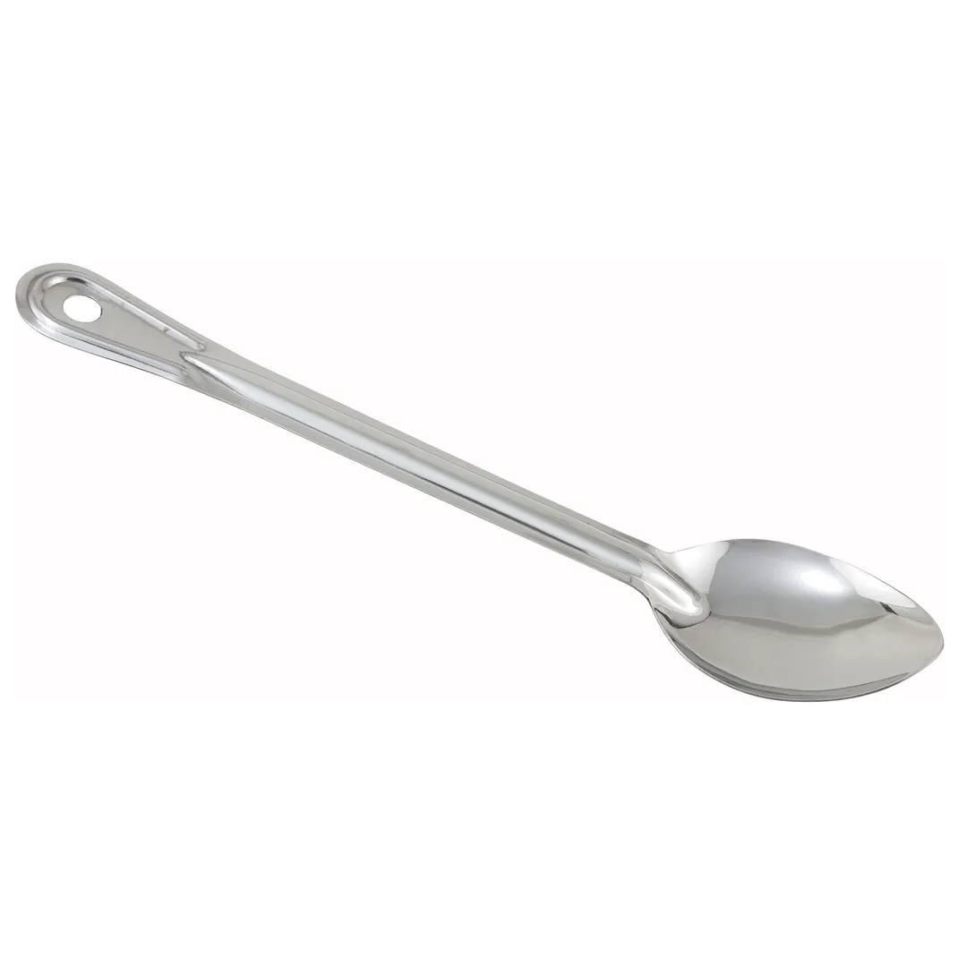 Winco BSON-11 11" Solid Stainless Steel Basting Spoon, One-Piece