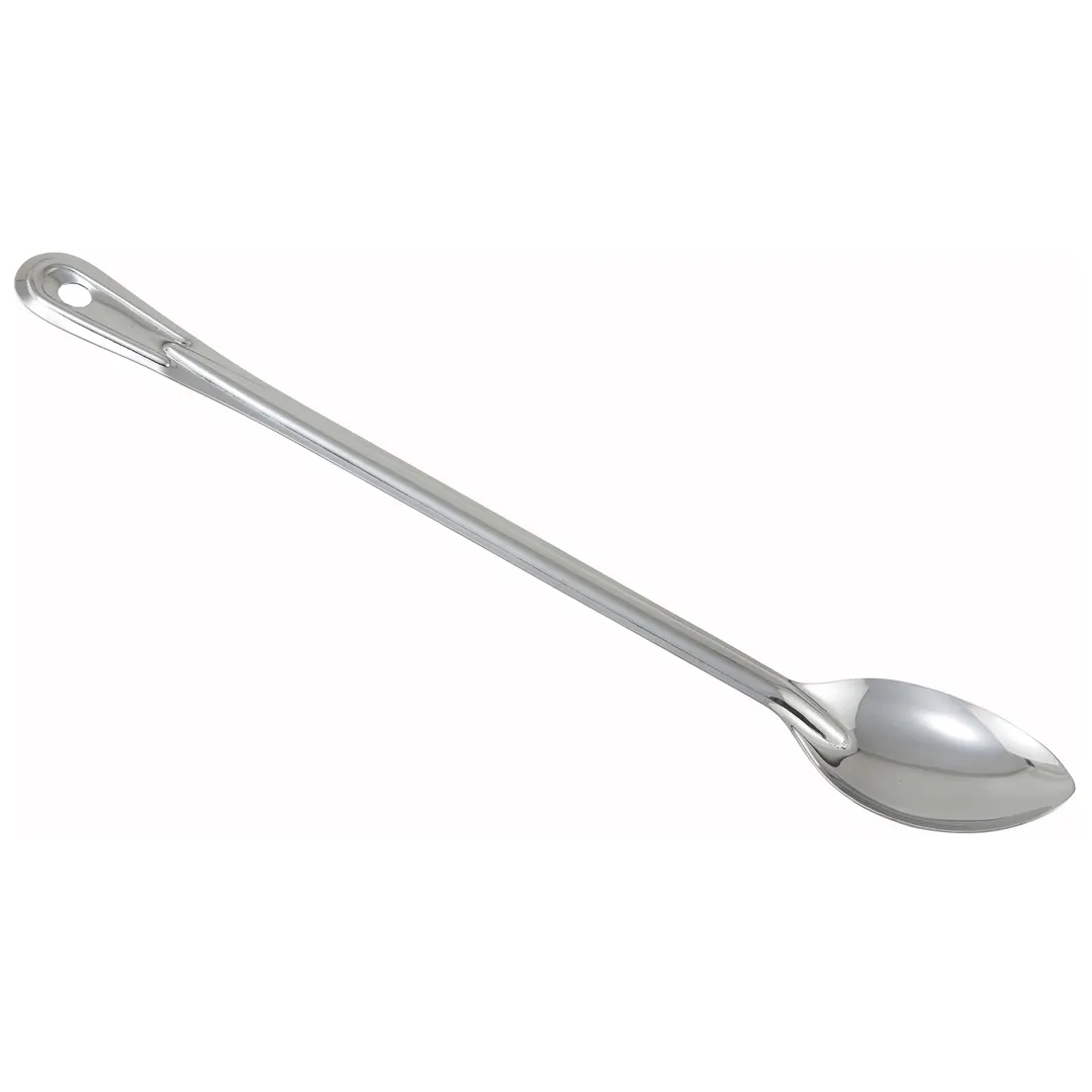 Winco BSON-18 18" Stainless Steel Solid Basting Spoon, One-Piece