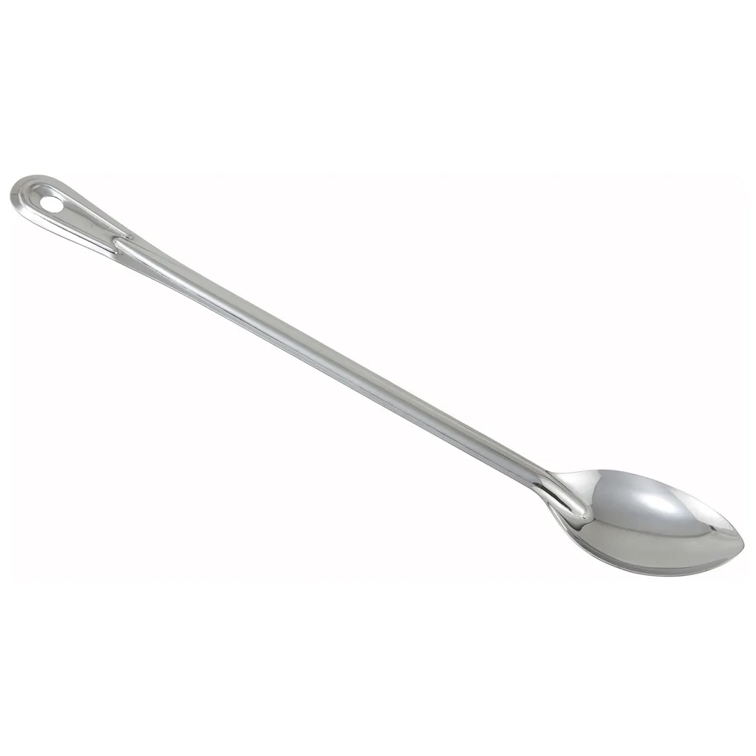 Winco BSON-21 21" Stainless Steel Solid Basting Spoon, One-Piece