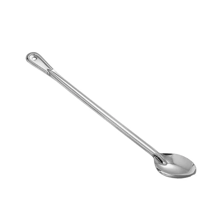 Winco BSOT-21 21" Solid Heavy Duty Basting Spoon, 1.5 mm