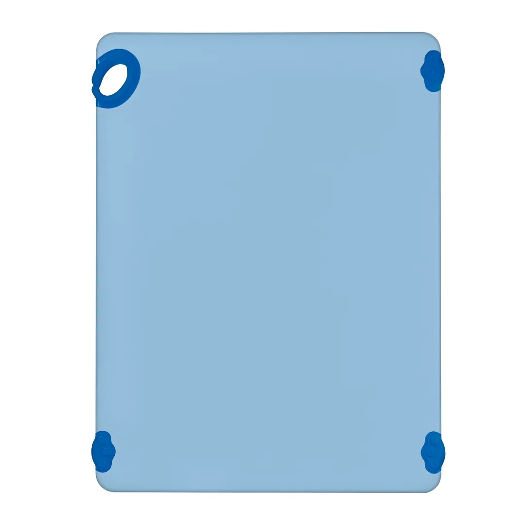 Winco CBK-1824BU Blue StatikBoard Co-Polymer Plastic Cutting Board - 18” x 24” x 1/2"
