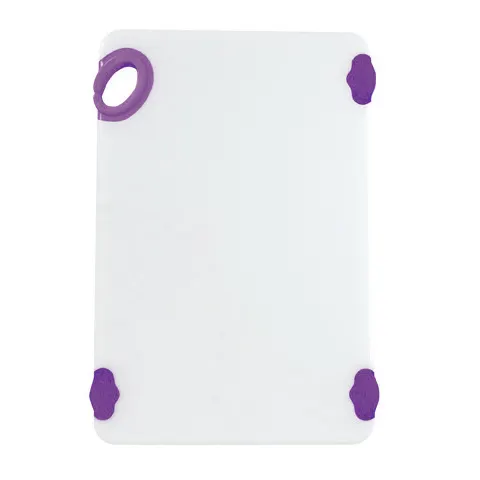 Winco CBN-1218PP  Purple StatikBoard Plastic Cutting Board - 12" x 18" x 1/2"