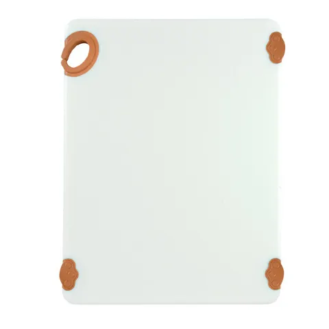 Winco CBN-1520BN Brown StatikBoard Co-Polymer Plastic Cutting Board - 15” x 20” x 1/2"