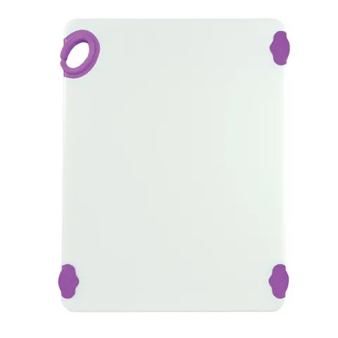Winco CBN-1520PP Purple StatikBoard Co-Polymer Plastic Cutting Board - 15” x 20” x 1/2" 