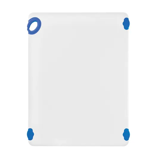 Winco CBN-1824BU Blue StatikBoard Co-Polymer Plastic Cutting Board - 18” x 24” x 1/2"