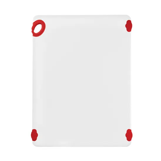 Winco CBN-1824RD Red StatikBoard Co-Polymer Plastic Cutting Board -18” x 24” x 1/2"