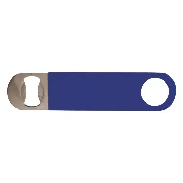 Winco CO-301PB Blue Flat Bottle Opener, 7"L