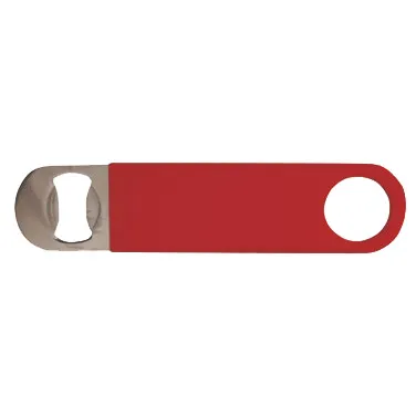 Winco CO-301PR Red Flat Bottle Opener, 7"L