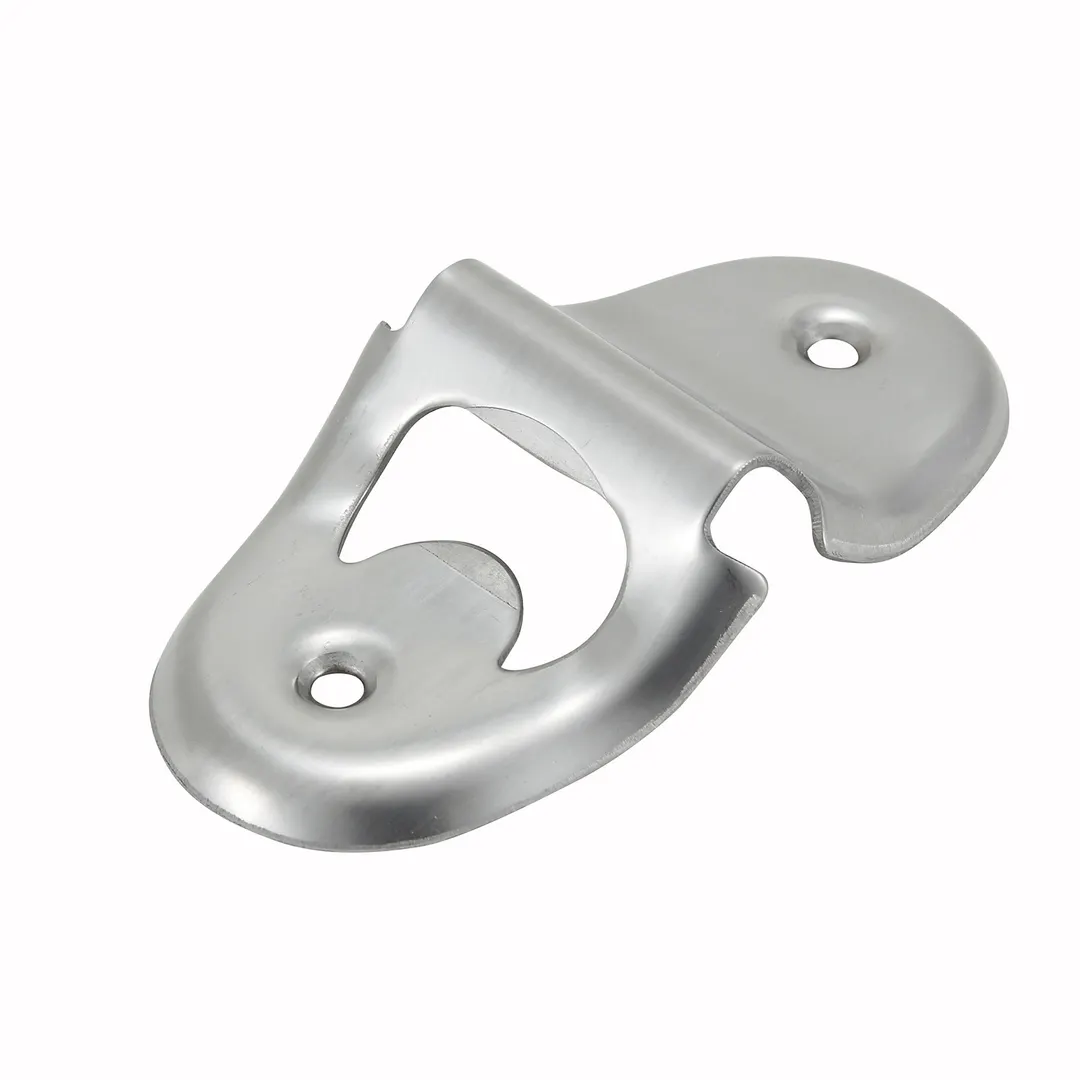 Winco CO-401 Bottle Opener, 4-1/4"L, Undercounter, Stainless Steel