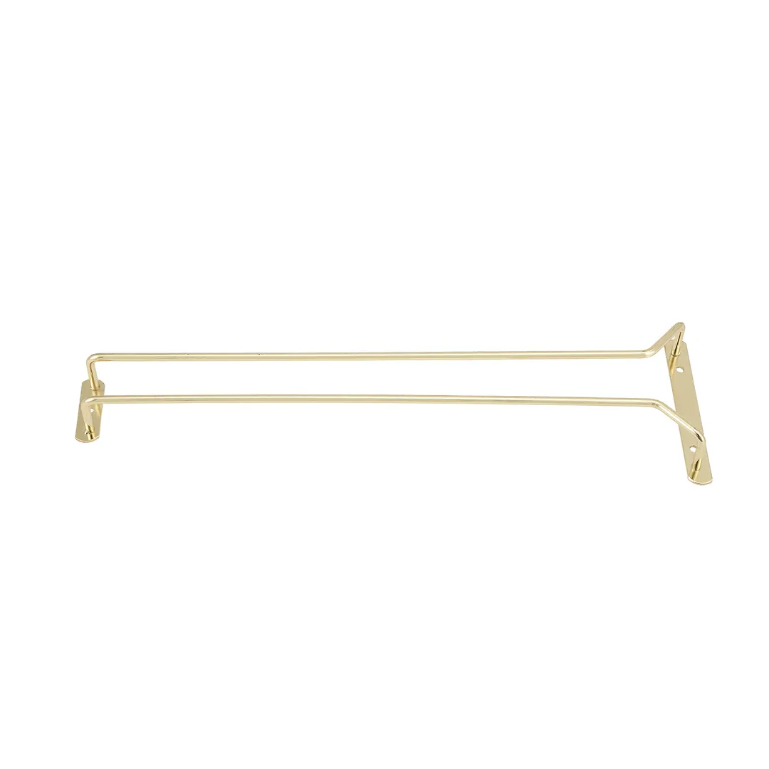 Winco GH-16 16" Wire Glass Hanger, Brass Plated