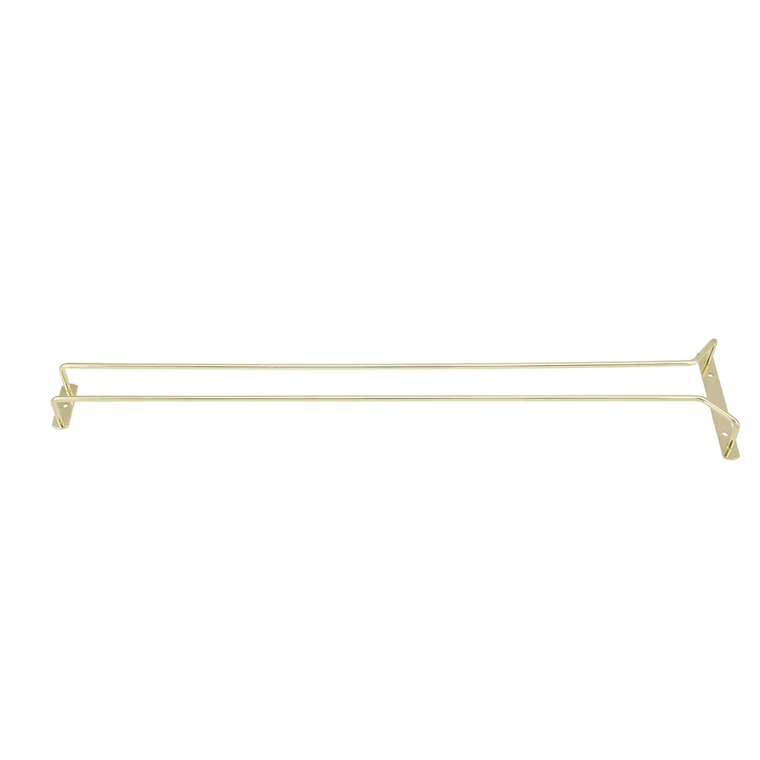 Winco GH-24 24" Wire Glass Hanger, Brass Plated