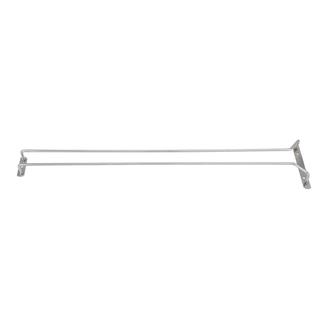 Winco GHC-24 24" Glass Hanger Rack with Chrome Plate