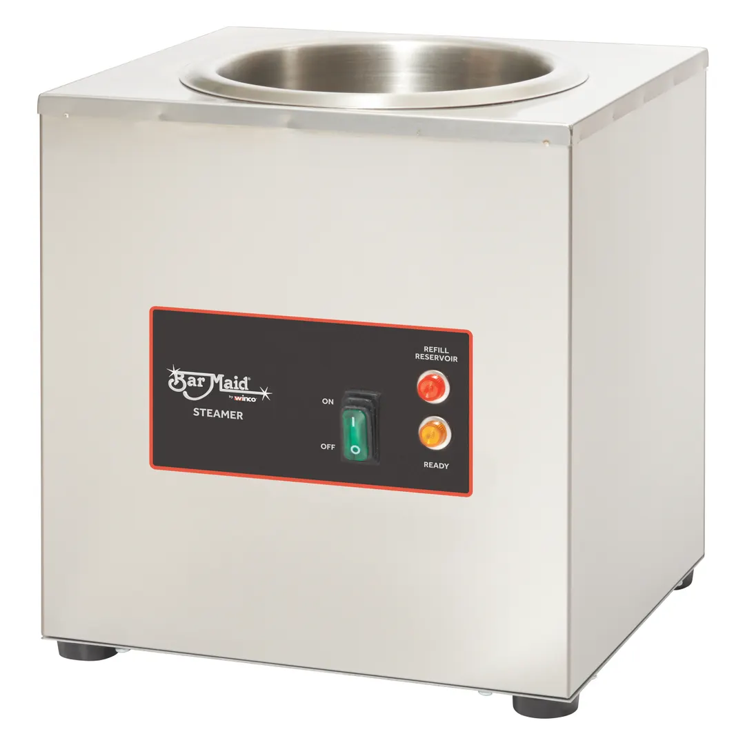 Winco GSS-04-I Bar Maid Electric Glass Steamer, 4.25Qt Reservoir, 220V