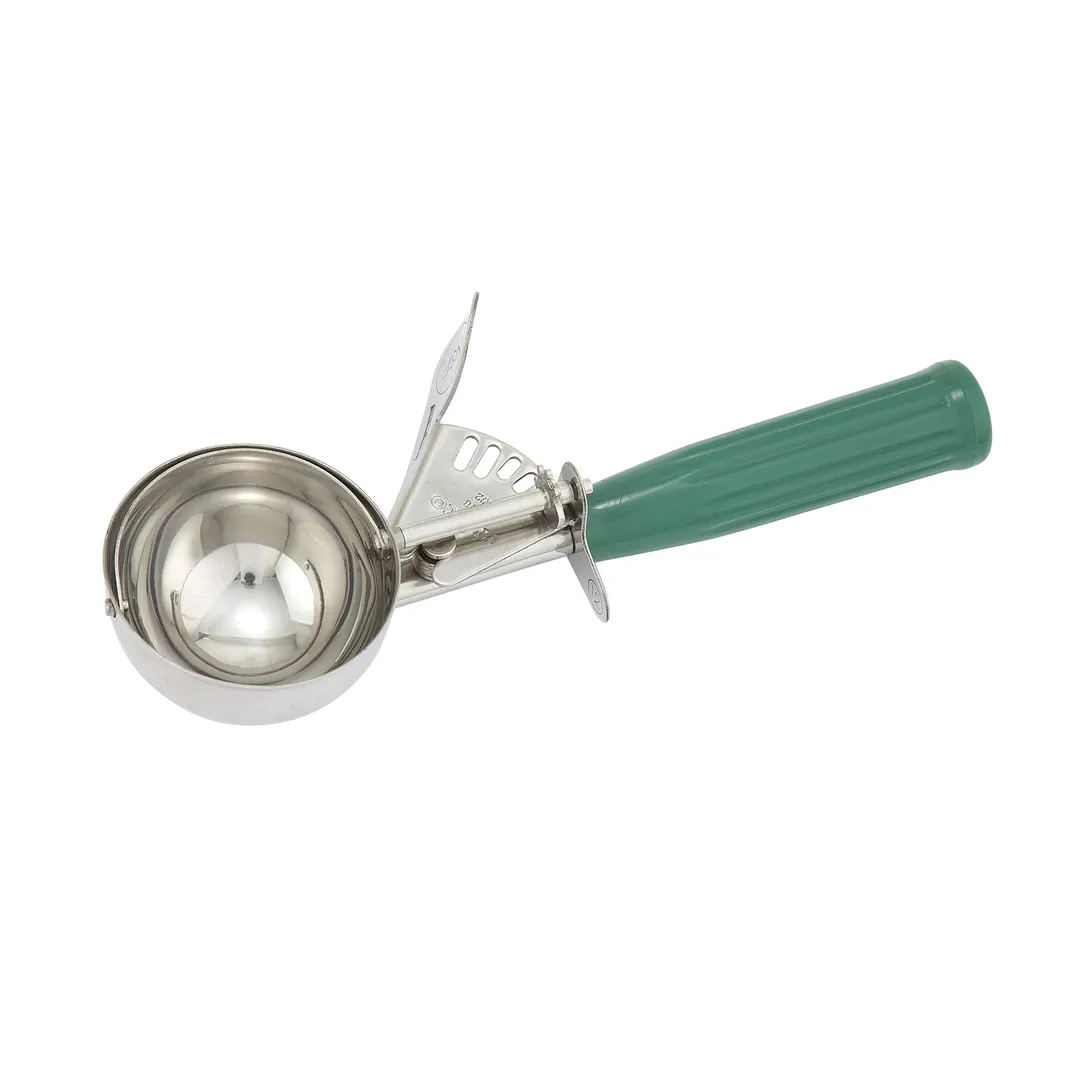 Winco ICD-12 Size 12 Stainless Steel Ice Cream Disher with Plastic Handle
