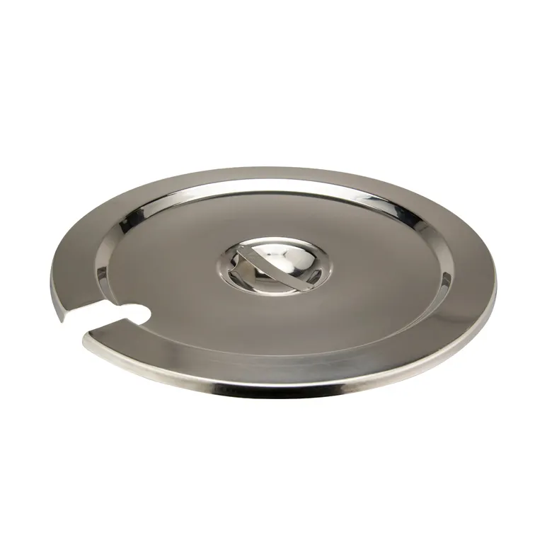 Winco INSC-11M Inset Cover for 11 qt, Heavy Weight Stainless Steel