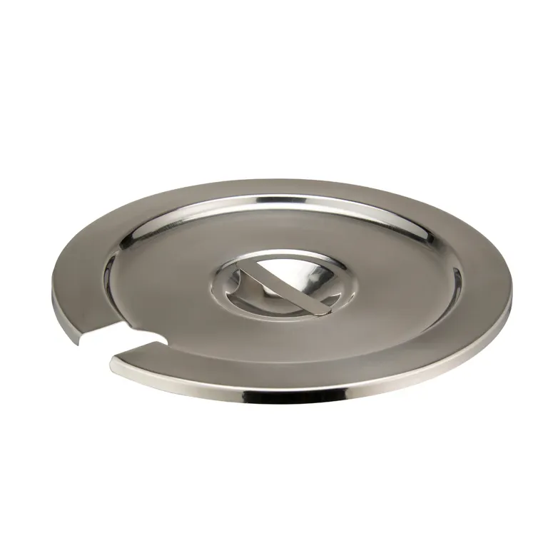 Winco INSC-7M Inset Cover for 7 qt, Heavy Weight Stainless Steel
