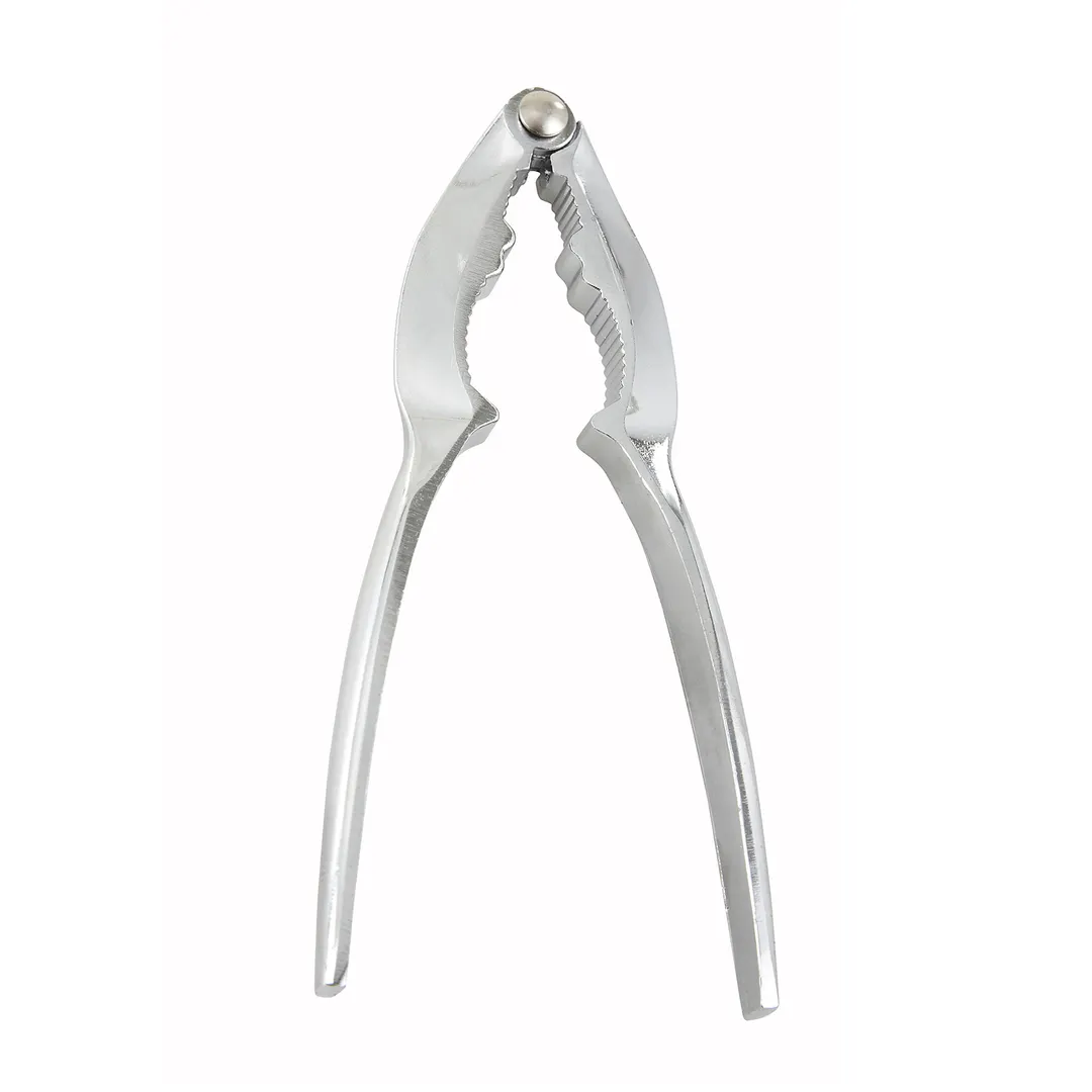 Winco LC-03 Lobster Cracker, 6" Long, Large, Double Jaw, Chrome-Plated