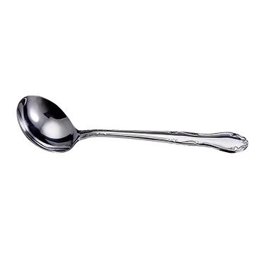 Winco LE-1 Elegance Gravy Ladle, 7" Length, 1 oz Capacity, Stainless Steel - 1 Dozen