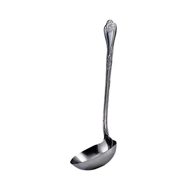 Winco LE-4 Elegance Stainless Steel 13" 1 Piece 4 oz. Gravy Serving Ladle