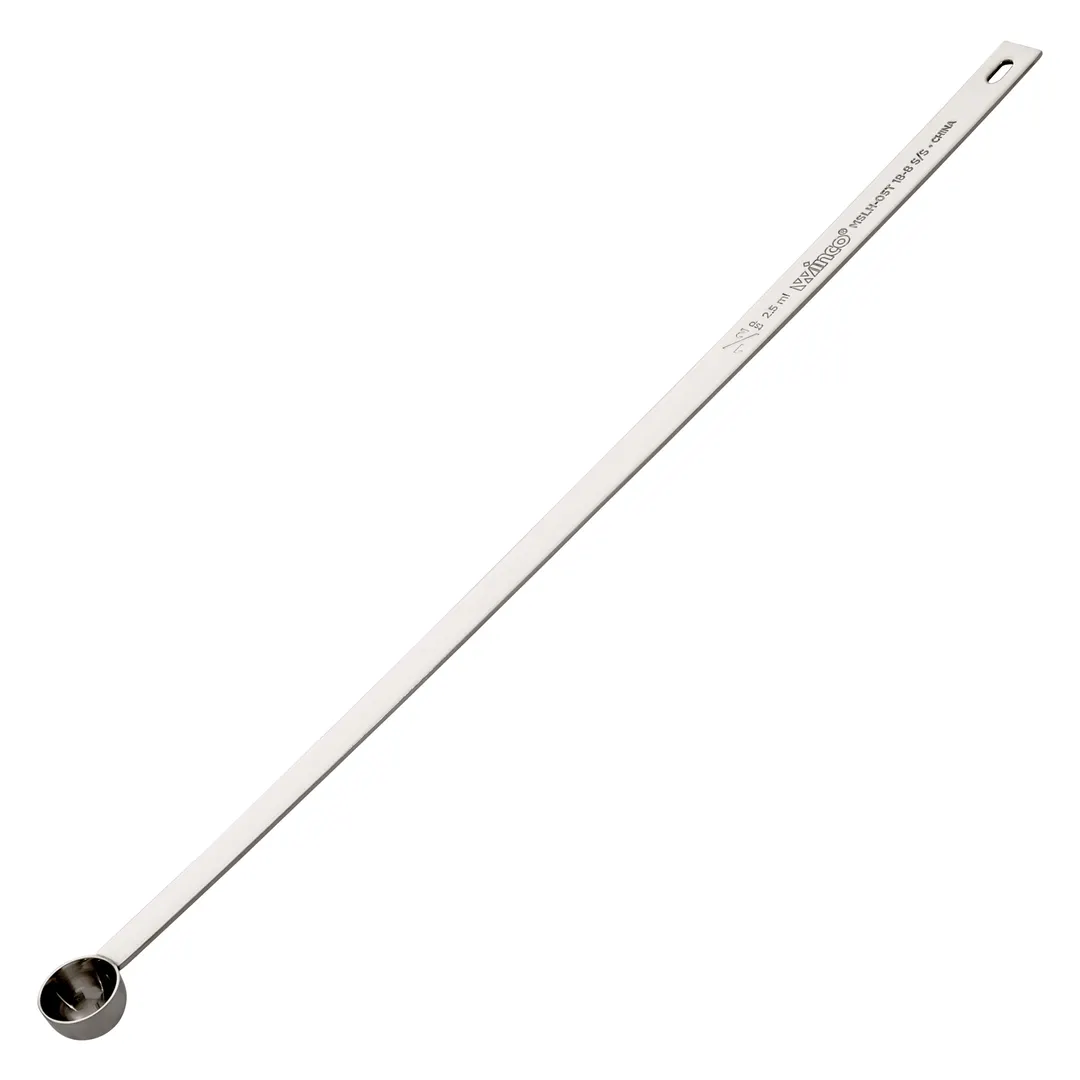 Winco MSLH-05T Measuring Spoon, 18/8 Stainless Steel, 14-5/8" Long Handle 1/2-Tsp