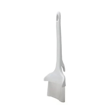 Winco NB-30HK 3" Wide Concave Pastry Brush with Hook, Plastic Handle, White,  1 Piece
