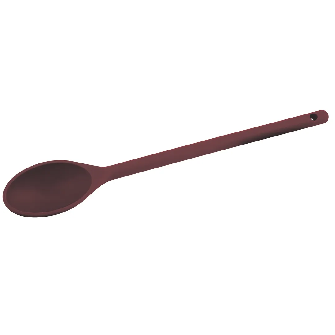 Winco NS-15R 15" Red Nylon Heat Resistant Spoon, Heat Resistant Up To 400°F (204°C)