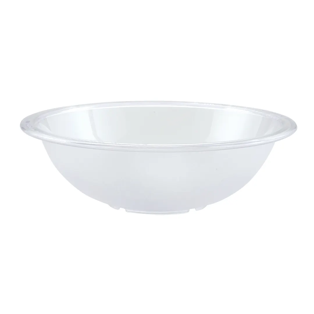 Winco PBB-12 Clear 12" Pebbled Salad Bowl