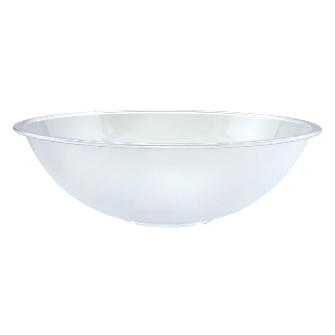 Winco PBB-18 Polycarbonate 18" Round Pebbled Salad Bowl