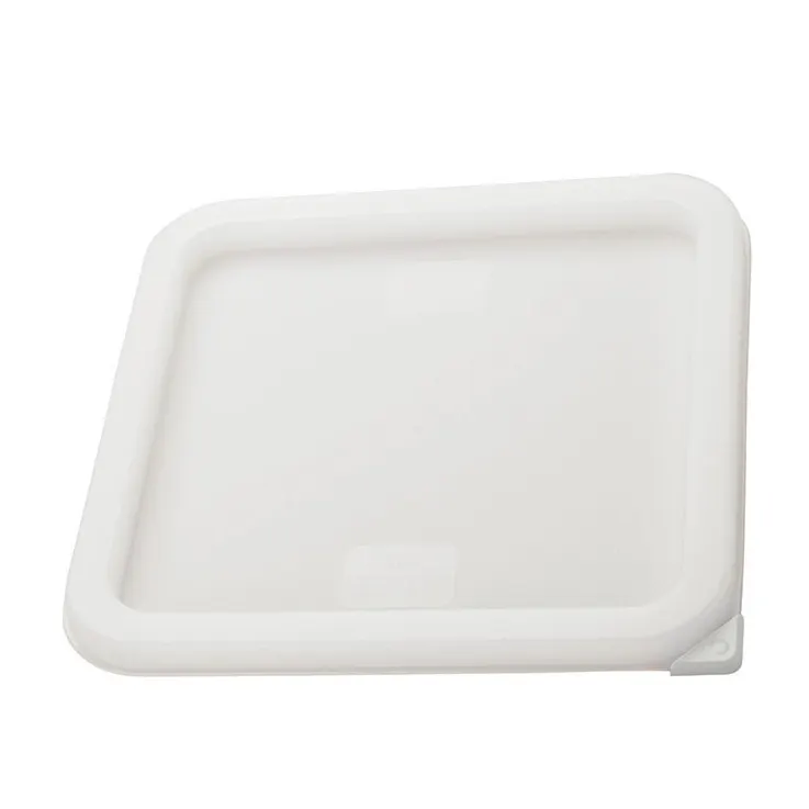 Winco PECC-M White Medium Food Container Cover, Polyethylene 