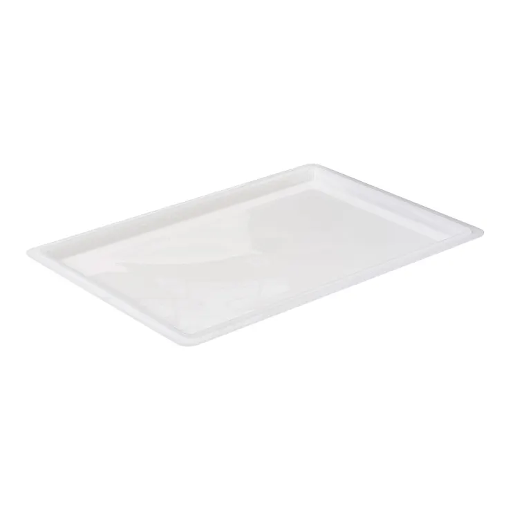 Winco PFFW-C Cover for PFFW Food Storage Boxes, Polypropylene, White - 26" x 18"
