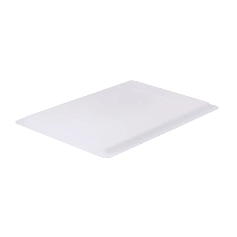 Winco PFHW-C Food Storage Box Cover, 18" X 12", Polypropylene, White