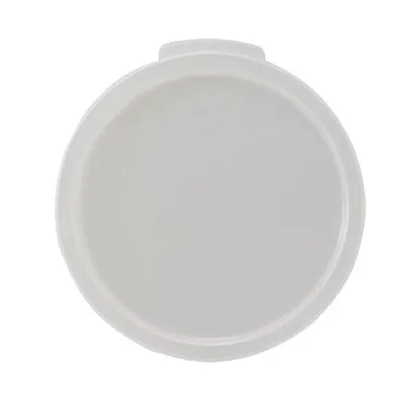 Winco PPRC-1C 1 Qt. White Food Storage Container Cover, Round