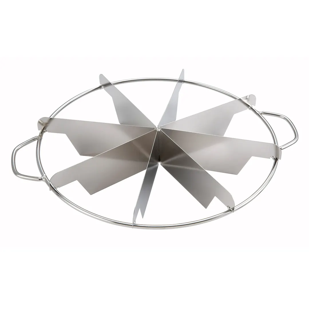 Winco SCU-8 Stainless Steel 10" Pie Cutter - 8 Cut