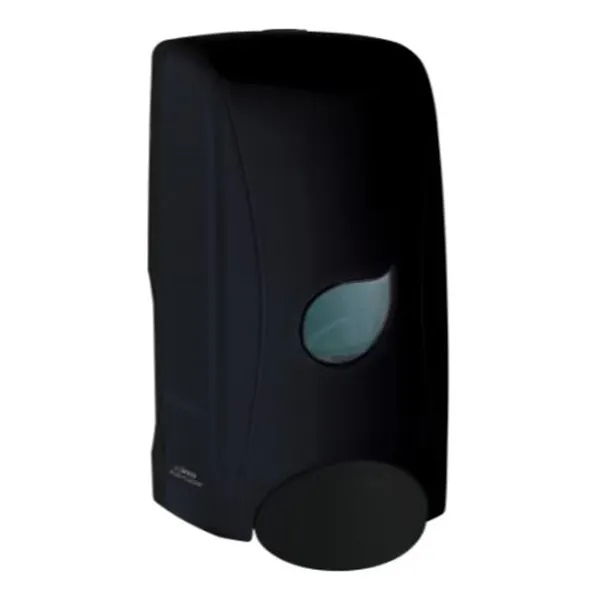 Winco SDML-1K 35 oz Wall Mount Manual Liquid Soap Dispenser, Black