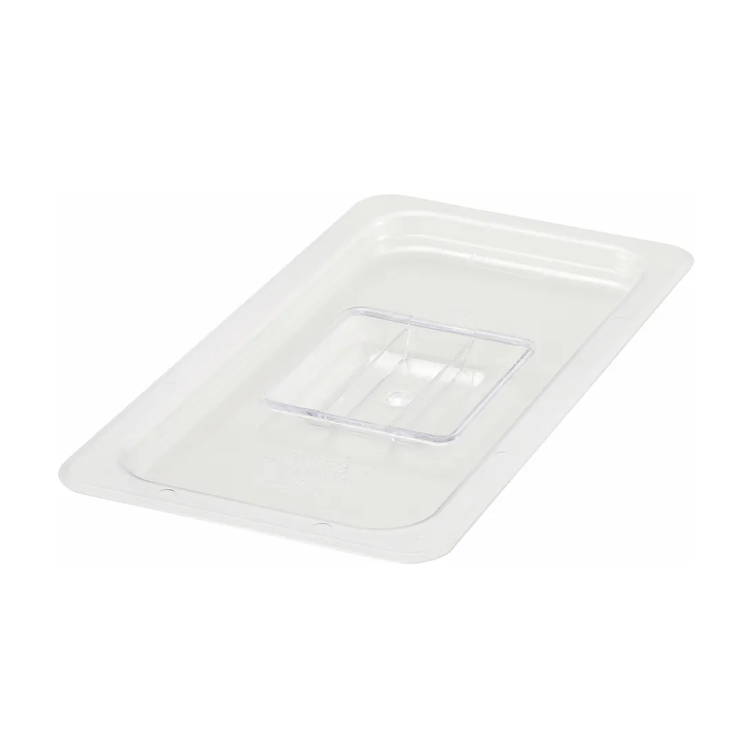 Winco SP7300S NSF 1/3 Size Solid Food Pan Cover, Polycarbonate