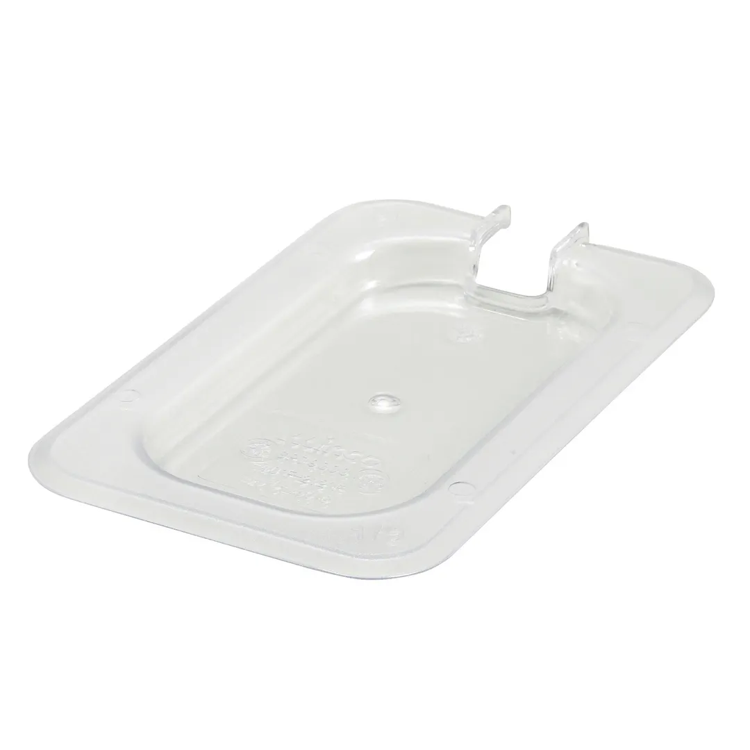 Winco SP7900C Poly-Ware 1/9 Size Slotted Polycarbonate Food Pan Cover