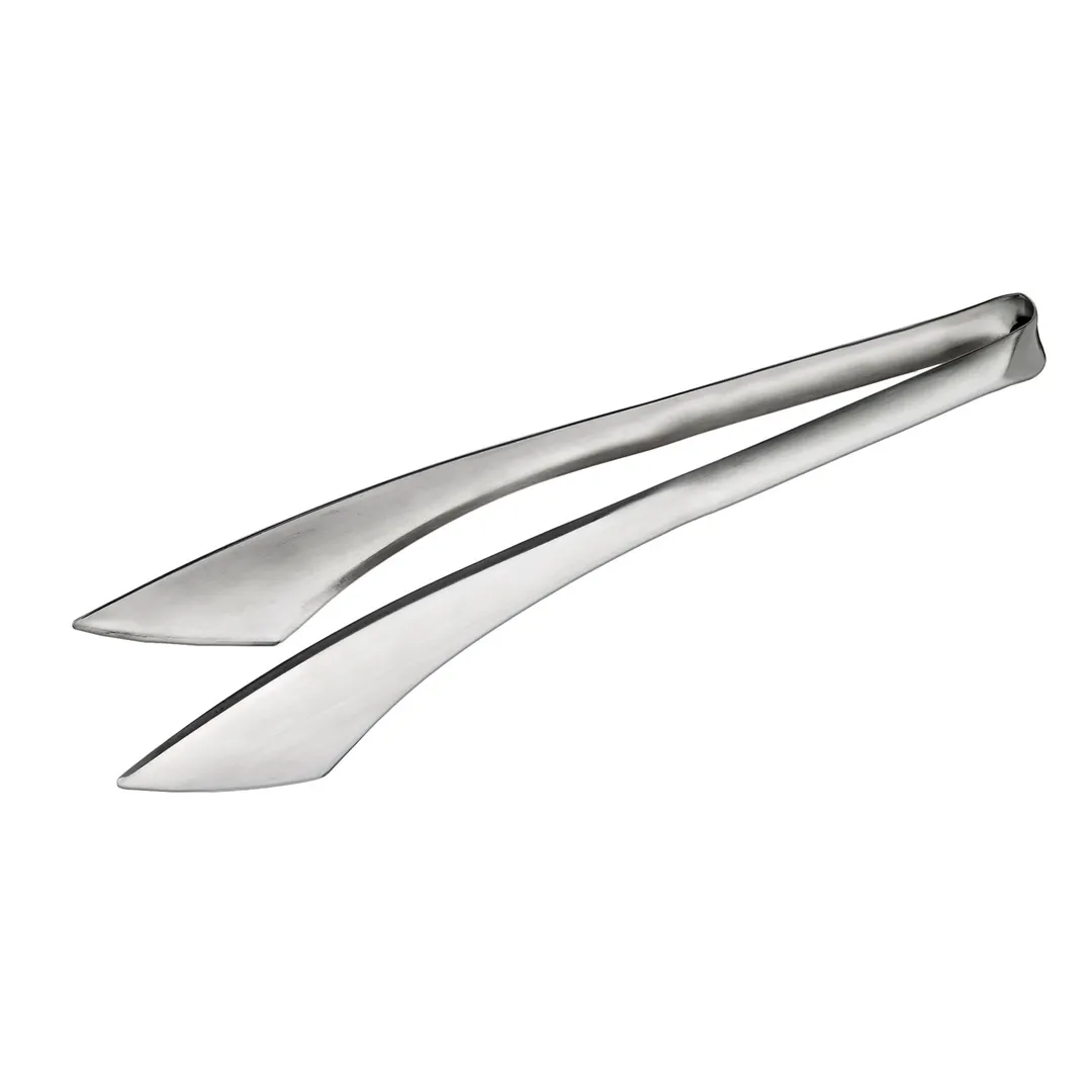 Winco STH-10 Serving Tongs, 10-1/2", Medium, Dishwasher Safe, Satin Finish