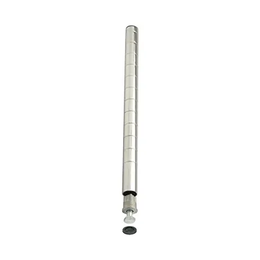 Winco VC-8P 8" Chrome Plated Shelf Post for Wire Shelves