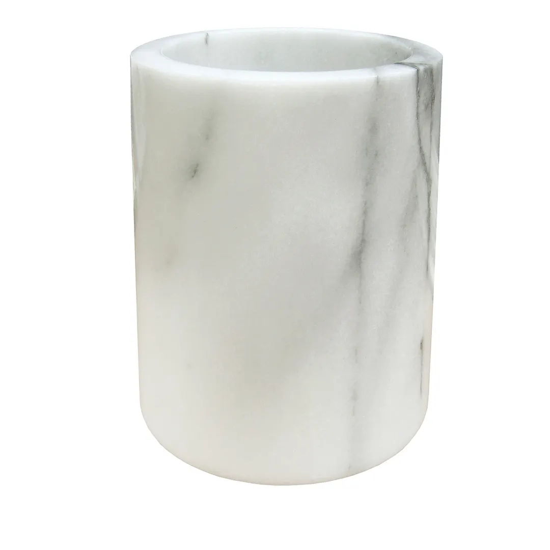Winco WC-7M Wine Cooler, 4-1/2" Dia. X 7"H, Round, Marble, White
