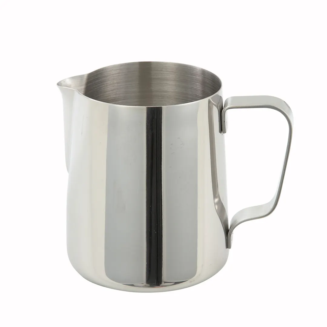 Winco WP-33 33 oz. Stainless Steel Frothing Pitcher - Stainless Steel