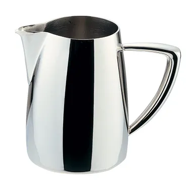 Winco Z-MC-C05 Cadenza Monte Carlo 5 oz. Stainless Steel Creamer, Mirror Finish