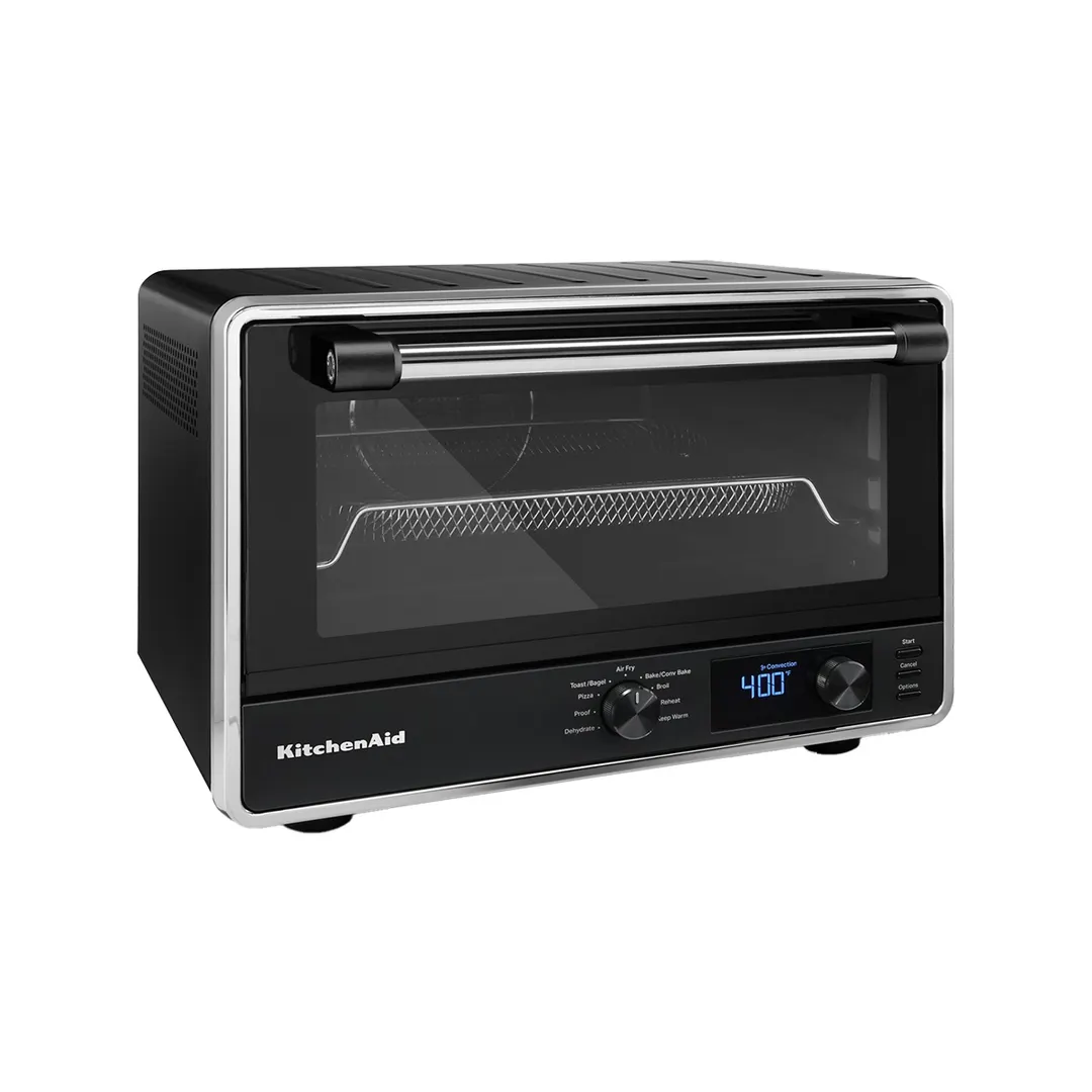 KitchenAid KCO128BM Digital Countertop Conveciton Oven / Pizza and Air Fry, Black Matte