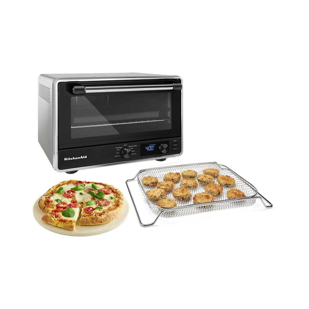 KitchenAid Digital Countertop Oven with Air Fry and Pizza Stone - Thumbnail 4