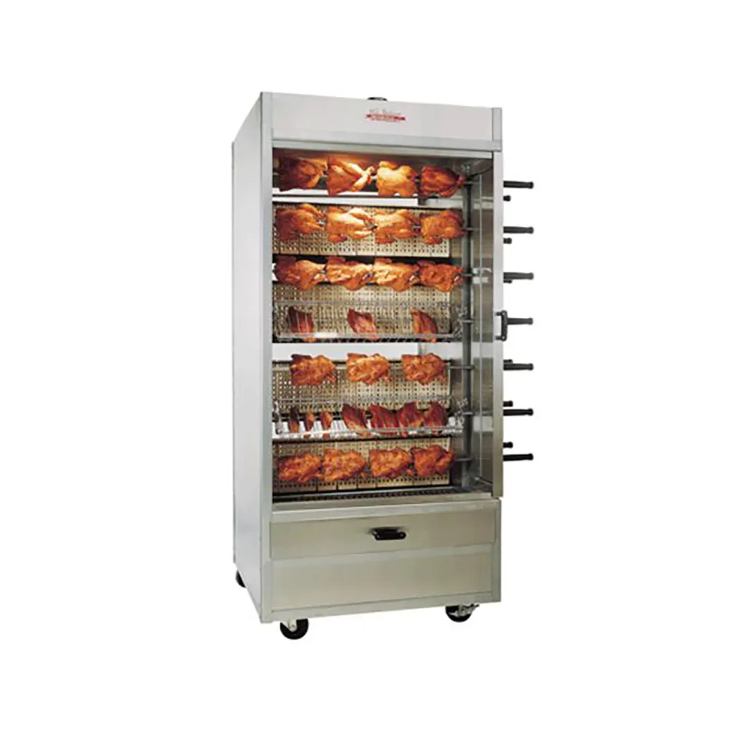 Hickory Industries N/14E Double Sided Electric Rotisserie Oven, 14-Spits