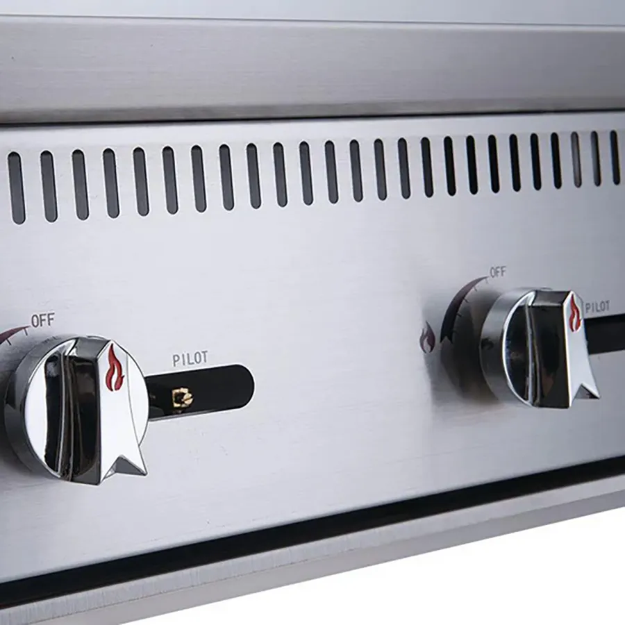 Dukers Appliance Co DCCB36 36" Countertop Gas Radiant Charbroiler, (3) Burners, 105.000 BTU