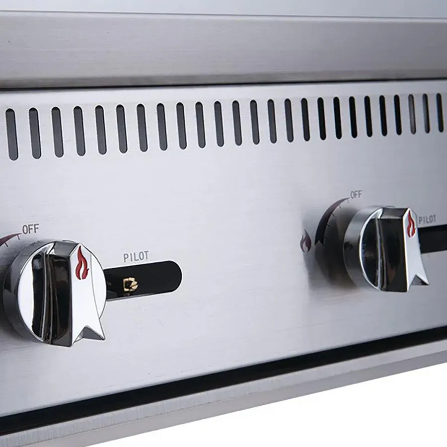 Dukers Appliance Co DCCB48 48" Countertop Gas Radiant Charbroiler, (4) Burners, 140.000 BTU