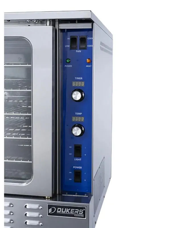 Dukers Appliance Co DCCOG1 Single Deck Gas Convection Oven w/ Digital Controls, 54.000 BTU