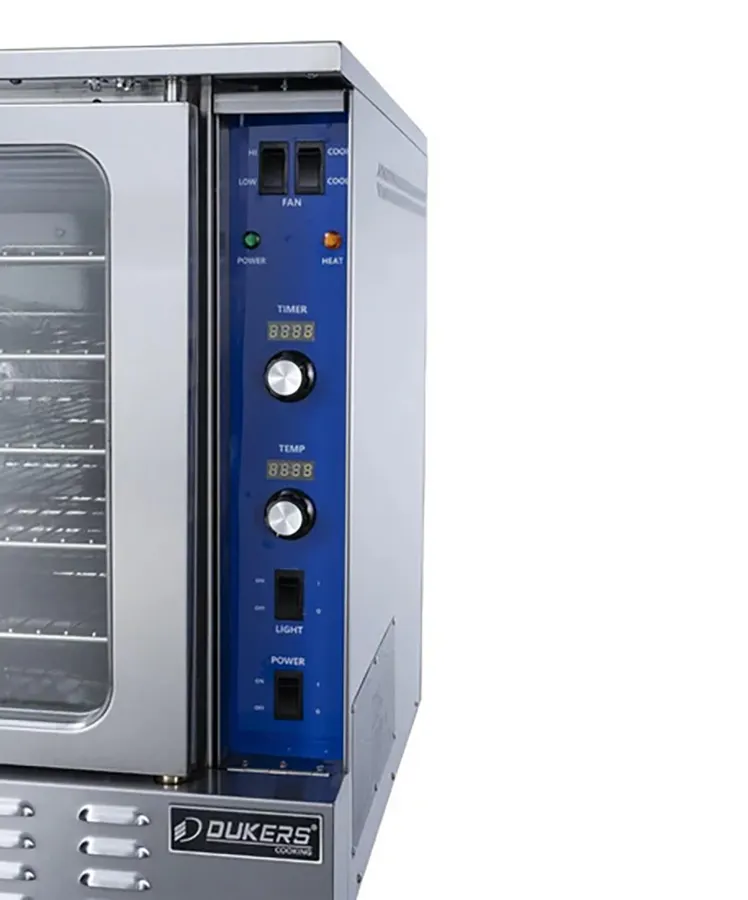 Dukers Appliance Co DCCOG2 Double Deck Gas Convection Oven w/ Digital Controls, 108.000 BTU