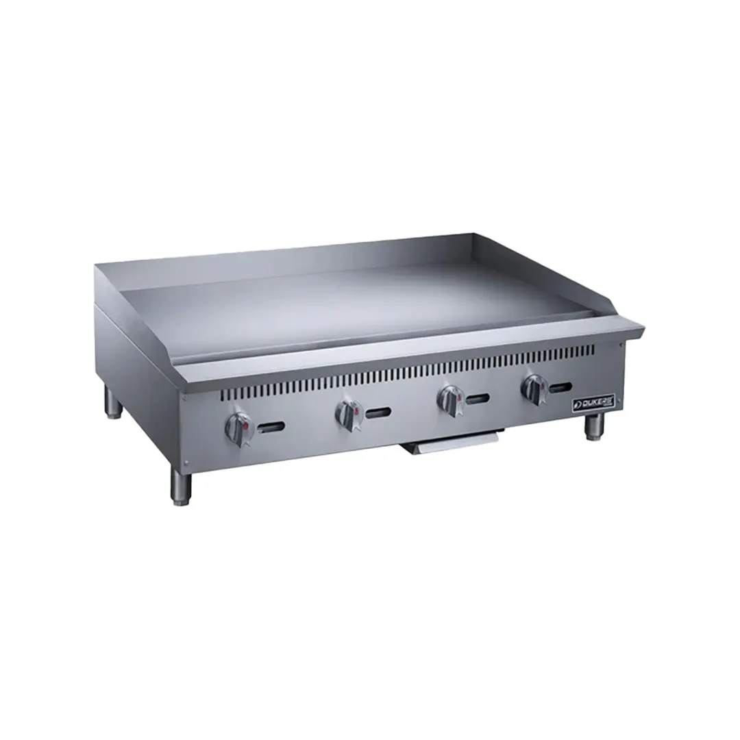 Dukers Appliance Co DCGM48 48" Countertop Manual Gas Griddle, 3/4" Steel Plate, 120.000 BTU